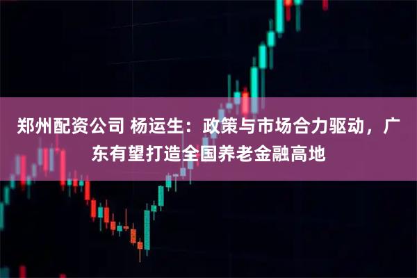 郑州配资公司 杨运生：政策与市场合力驱动，广东有望打造全国养老金融高地
